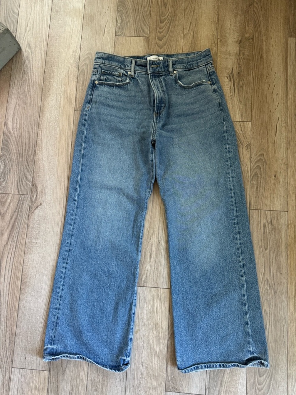 LOFT Wide-Leg Women's Jeans in Medium Blue